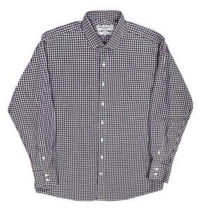 Spier & Mackay Handmade Dress Shirt Custom Check Long Sleeve Cotton 43 17 XL